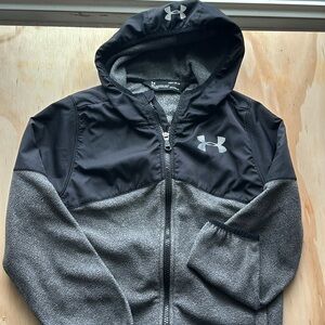 Under armour jacket size small zip up rain coat fleece lightweight